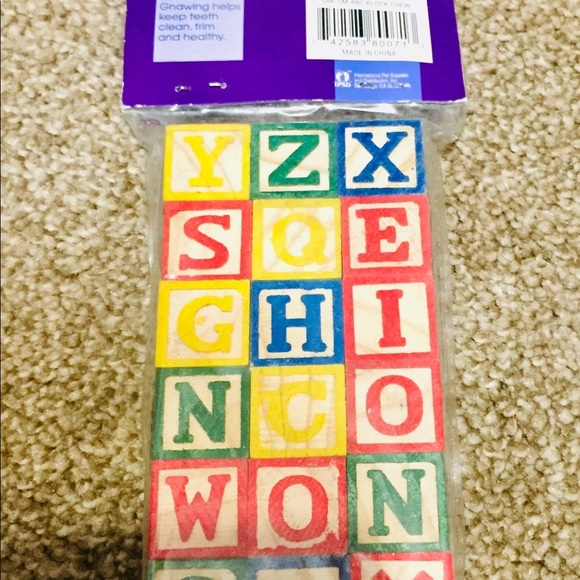 Small Animal Kingdom ABC Pet Wood Chew Blocks - Picture 4 of 5